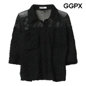 [GGPX] 그물 숄더 엠보싱 투 포켓 셔츠 (GP7SH050F)