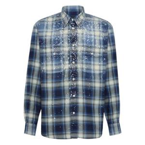 디스퀘어드2 긴팔 셔츠 D35206 S74DM0957 001F BLUE