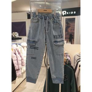 [지프 키즈]MARIOKO1DPU731 후다포켓RIB조거데님팬츠