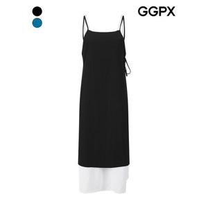 [GGPX]투톤 레이어드 뷔스티에 원피스 (GP7OP046F)