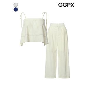 [GGPX]스티치 뷔스티에 앤 밴딩 슬랙스 셋업 (GP7ST011F)