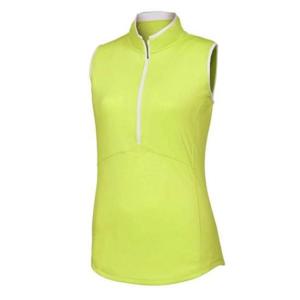 241610 NWT Footjoy 여성용 중형 경량 소프트쉘 라임 1/2 지퍼 골프 조끼 27396