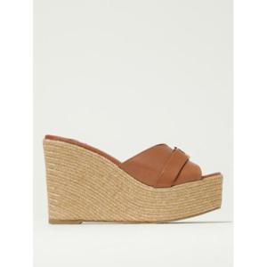지미추 샌들 LEDAWEDGE100FDZ TAN GOLD Brown