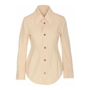 보테가베네타 셔츠 829180V5DV09247 Beige