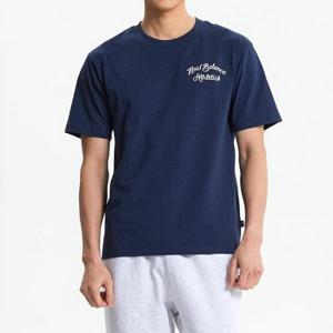 뉴발란스 티셔츠 IST 남성 MT43556 그래픽 스티치 반팔티 세미 오버핏 NBNEF22491_59