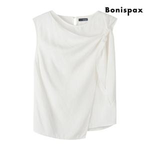 [보니스팍스] 페미닌 레이어드 슬리브리스 블라우스 (XP7SH018M0)