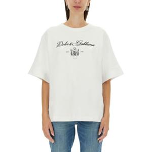 돌체앤가바나 반팔 티셔츠 F8V12Z GDCNWW0800 WHITE