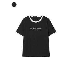 [게스]여성 BLK 반팔티셔츠 RP2K04J3