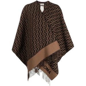 펜디 머플러 스카프 FXX723 AQCW 01 BROWN