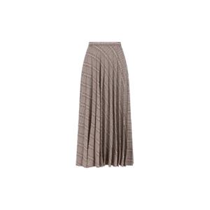 생로랑 숏 스커트 843874Y3D122197 AI25 BEIGE NOIR BURGUNDY
