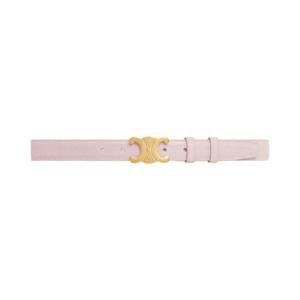 셀린느 미디움 25mm 트리옹프 벨트 리자드 파스텔 핑크 45AK94AMF-24PP