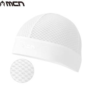 MCN 매쉬 스컬캡 화이트 /헬맷속 땀흡수 자전거모자