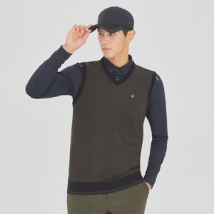[레노마골프]남성 사선포인트 V넥 니트 베스트 RMSVK3208-816