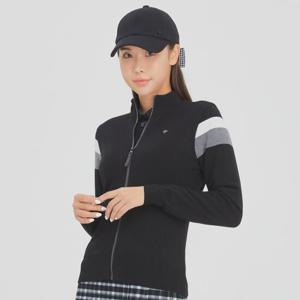 [레노마골프]여성 2도 배색 니트 집업 가디건 RWSCK7214-199