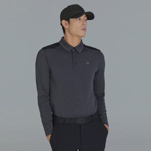 [레노마골프]남성 기모 어깨 배색 카라 티셔츠 RMTYK4106-194