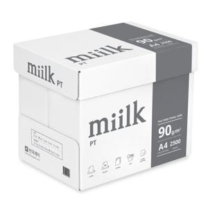 밀크(Miilk PT) A4용지 90g 1박스(2500매)