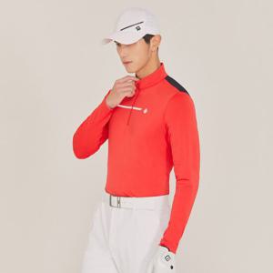 [레노마골프]남성 등판 절개라인 반집업 티셔츠 RMTHK1102-500