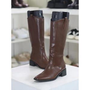 바이로쏘 세이브존03 웨스턴 스타일 6.0cm 청키힐 롱부츠 23S109