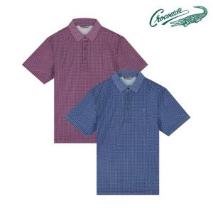 [크로커다일] 메시 원단 올오버 카라티 CDAAATS2458