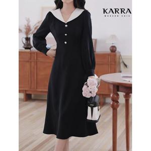 [카라]KARRA 배색엘린원피스_A4S1176