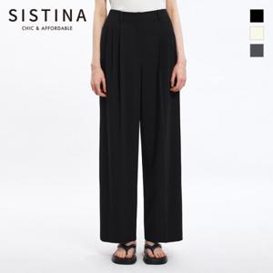 [SISTINA] 인기 핀턱 롱 와이드 팬츠_AWWSLO21150