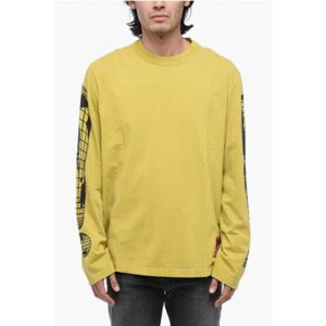 디젤 긴팔 티셔츠 A11072 0DNAW 5FY Yellow