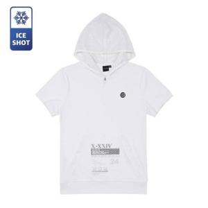JDX HC06 여성 아이스샷 메쉬 후드 반집업(X4TSV6587WH) X4TSV6587