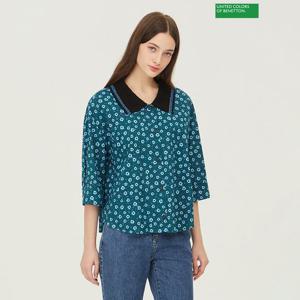 [베네통] 뮬리 블라우스 BABL11341_TQ