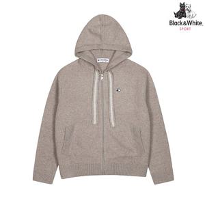 [블랙앤화이트] 여성 후드 니트 가디건 2834LXKW_BEIGE