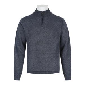 [리빌모아]남자 신중년 빗살 기모 반목 반집업 니트 DD-KN-628-3