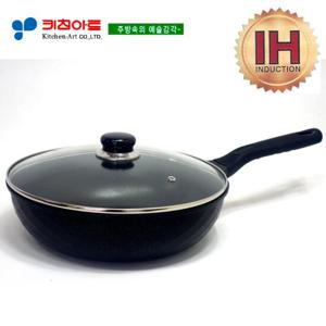 키친아트 꼬뜨(IH) 실버스카이 궁중팬26CM(유리카바)
