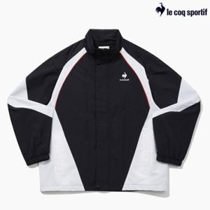 [르꼬끄] 공용 컬러블록 메쉬 자켓 QQ123LJK18_BLK