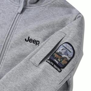 JEEP Jeep 지프 남여공용 자수 스몰로고 와펜 후드집업 JP3TZU001 17