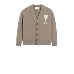 아미 가디건 UKC090 KN0090 0957 ASH OFFWHITE