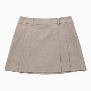 [30%OFF] 르꼬끄골프 여성 코튼 혼방 플리츠 스커트 (GQ122LSK12)