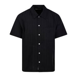 던스트 버튼업 포켓 칼라드 셔츠 UDSH5B325BK BLACK