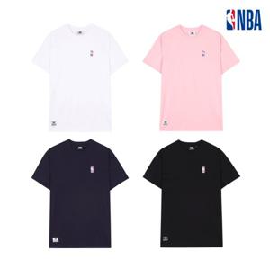 NBA N252TS012P 공용 루즈핏 심플 PLAY 로고맨 반팔 티셔츠 STG