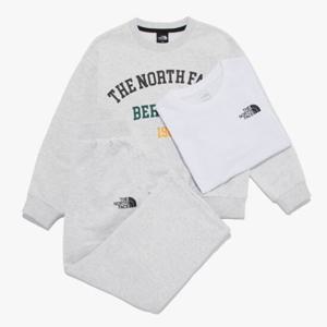 노스페이스키즈 NM5MR03T 그레이 스쿨데이 3PCS 세트
