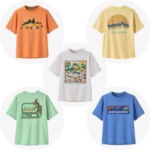 [파타고니아코리아] 62381Q5 키즈 캐필린 실크웨이트 티셔츠 Kids Capilene Silkweight T-Shirt PG