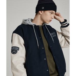 [써드케이]디렉션 울 패딩 항공점퍼 NAVY(MP1JU010-066)