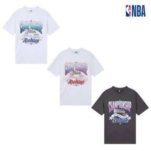NBA N252TS050P 공용 오버핏 팀 챔피언십 빅 아트웍 반팔 티셔츠 STG
