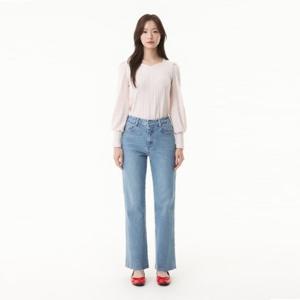 플라스틱아일랜드  스트레이트핏 데님 팬츠 (PR2DP363)