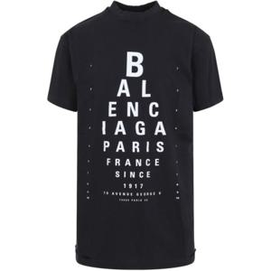 발렌시아가 반팔 티셔츠 811688 BLACK
