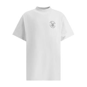 발렌시아가 반팔 티셔츠 787349TRVU59081 WHITE DOM