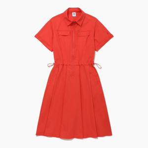 [30%OFF] 르꼬끄골프 여성 지퍼형 플리츠 카라 원피스 (GQ122LOP32)