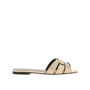 생로랑 뮬 슬리퍼 7485760WX00 9208 Beige BEIGE