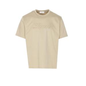 Lanvin 로고 엠보싱 크루넥 티셔츠 RMTS0115J170P25 025 TP934966894