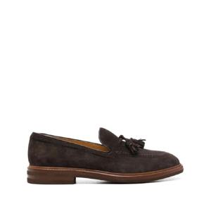 25 SS Brunello Cucinelli 태슬 디테일 스웨이드 로퍼 MZUPEAK791C7284 TP432301620