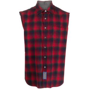 25 SS 메종마르지엘라 메종 마르지엘라 X 펜들턴 체크 프린트 민소매 셔츠 S67DR0005S78037 TP432234113