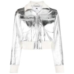 25 SS 마린세르 모노그램 패턴 라미네이티드 가죽 재킷 WJA042CLEA0027 TP438366885